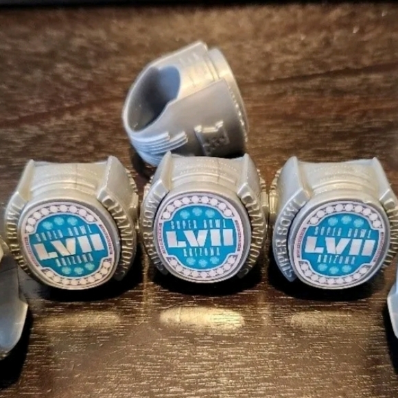 20 Superbowl LVII cake, cupcake topper decoration rings. Brand new. - Picture 3 of 4